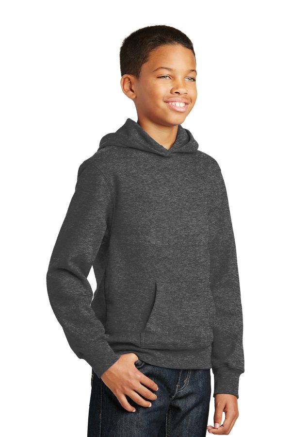 Port & Company® Youth Fan Favorite Fleece Pullover Hooded Sweatshirt ...
